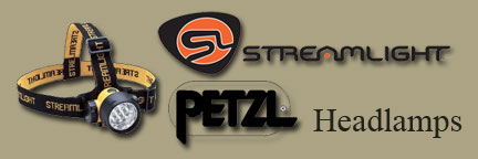 Headlamps by Streamlight, Petzl and more